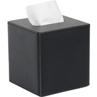 [NIE BENUTZT]Taschentuchbox-Abdeckung aus Leder, 5,2 x 5,2 x 5,8 Zoll, Taschentuchteiler aus Leder mit Magnet, Heimdekoration für Büro, Auto, Halter von LARGEIGHT