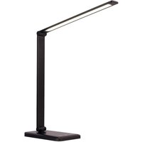 [NIE BENUTZT]Verstellbare LED-Schreibtischlampe, Tischlampe, 5 Farbmodi und 5 einstellbare Helligkeitsstufen, Nachttischlampe, USB-Ladeanschluss und von LARGEIGHT