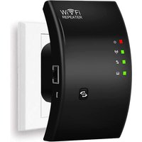 [NIE BENUTZT] WLAN-Repeater, leistungsstarker WLAN-Verstärker, WLAN-Extender N300, WLAN-Signalverstärker, 1 Ethernet-Anschluss, deckt bis zu 200 m² von LARGEIGHT