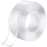 [NIE BENUTZT]Wiederverwendbares Klebeband, spurloses, waschbares Klebeband, multifunktionales, spurloses doppelseitiges Klebeband, von LARGEIGHT