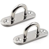 [NIE BENUTZT]ee Ankerplatte aus Edelstahl 304, Ankerplatte, 9 mm, ideal für Yoga-Schaukeln, von LARGEIGHT