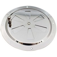 Rundes Lüftungsgitter, verstellbarer Lufteinlass und -auslass aus Edelstahl (5 Zoll) von LARGEIGHT