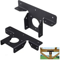 Set mit 2 robusten 3-Wege-Pergola-Eckwinkeln für 4 x 4 Holz Set mit 2 robusten 3-Wege-Pergola-Eckwinkeln für 4 x 4 Holz von LARGEIGHT