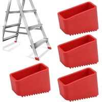 Stück Gummi-Leiterfußabdeckungen, 50 x 20 mm Trittleiterkappe, Trittleiterfuß, universelle Gummi-Ersatzleiterfüße für Klappleitern von Heimarbeitern von LARGEIGHT