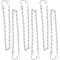 Stück Hängekorbkette, 50 cm Hängekette, zum Aufhängen von Blumentopf, Hängepflanze, Blumentöpfen, Vögeln, Laternen, Werbetafel, Innen, Außen Stück Hängekorbkette, 50 cm Hängekette, zum Aufhängen von Blumentopf, Hängepflanze, Blumentöpfen, Vögeln, Laternen, Werbetafel, Innen, Außen von LARGEIGHT