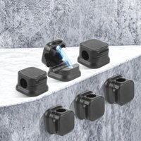 Stück Kabelhalter Kabelclips, verstellbares Kabelmanagement, selbstklebende Ladekabelclips für Schreibtisch, Nachttisch von LARGEIGHT