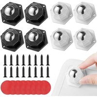 Stück Rollen für Möbel, kleine Schwerlastrollen für Möbel, Rollen für schwere Möbel, 360° drehbare Lenkrollen, Rollen für Lagerbehälter, Schränke, von LARGEIGHT