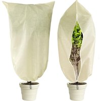 Stück Winterabdeckung, Winterabdeckung, Pflanzen-Winterabdeckung, mit Kordelzug-Winterabdeckung, kann kalt sein, wetterbeständig, warm, von LARGEIGHT