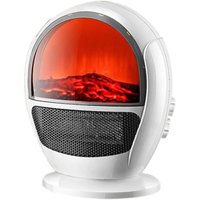 Tragbarer elektrischer Kaminofen, Mini-Heizgerät mit realistischem Holzscheiteffekt, Überhitzungs- und Sicherheitsschutzkamin, für Zuhause und Büro Tragbarer elektrischer Kaminofen, Mini-Heizgerät mit realistischem Holzscheiteffekt, Überhitzungs- und Sicherheitsschutzkamin, für Zuhause und Büro von LARGEIGHT