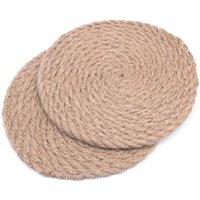 Zoll große Rattan-Isolierpads, handgewebte Rattan-Untersetzer – Tassenbodenplatten und Geschirr-Isolier-Topflappen – heiße Pads – Zoll große Rattan-Isolierpads, handgewebte Rattan-Untersetzer – Tassenbodenplatten und Geschirr-Isolier-Topflappen – heiße Pads – von LARGEIGHT