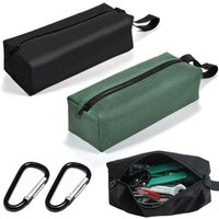 robuste kleine Werkzeugtaschen, wasserdichte Werkzeugtaschen, multifunktionale Werkzeugtaschen aus Segeltuch mit 1 Karabiner, tragbare von LARGEIGHT