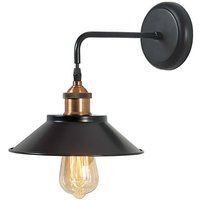 Larissa Lighting - Achna Sconce Dome Wandleuchte 1 Licht Stahl von LARISSA LIGHTING