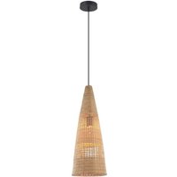 Larissa Lighting - Varosha Bamboo Wire Deckenpendelleuchte Natur von LARISSA LIGHTING