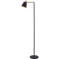 Vyronas Stehlampe E27 Max 25 w Eisen Schwarz - Goldklasse Ein-/Ausschalter von LARISSA LIGHTING