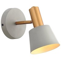 Wandleuchte in Weiß-matt und Gold-matt E14 180mm - white - Zambelis von ZAMBELIS