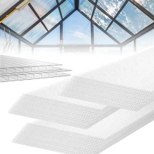 LARS360 42 Stück Polycarbonat Hohlkammerstegplatten Ersatzplatten 1210x605x4mm ca. 30,75 m² Doppelstegplatte Stoßsicheren und UV-Beständigen für Gewächshaus Carports Gartenbau LARS360 42 Stück Polycarbonat Hohlkammerstegplatten Ersatzplatten 1210x605x4mm ca. 30,75 m² Doppelstegplatte Stoßsicheren und UV-Beständigen für Gewächshaus Carports Gartenbau von LARS360