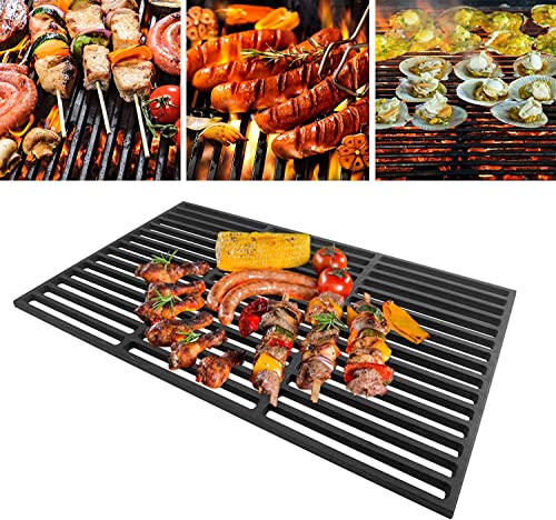 LARS360 Gusseisen Grillrost 42x28cm, Rechteck Gussrost Emailliert Grill, Holzkohlegrill, Zubehör für BBQ, Gasgrill, Gussrost in verschiedenen Größen (42x28cm) von LARS360