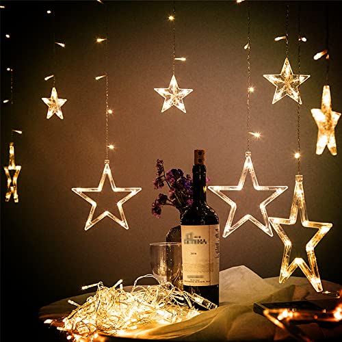 LARS360 LED Lichterkette, Sternlichter Lichtervorhang, Mit 8 Leuchtmodi, 138 LEDs, IP44 Wasserfest, für Halloween Weihnachten Garten LARS360 LED Lichterkette, Sternlichter Lichtervorhang, Mit 8 Leuchtmodi, 138 LEDs, IP44 Wasserfest, für Halloween Weihnachten Garten von LARS360