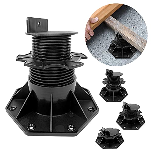 LARS360 Terrassenlager Stelzlager höhenverstellbar 60-140mm, Polypropylen verstellbare füße, Drehfuß stelzlager, für Terrasse Balkon Brunnen Flachdach Schwimmbecken 10 Stück LARS360 Terrassenlager Stelzlager höhenverstellbar 60-140mm, Polypropylen verstellbare füße, Drehfuß stelzlager, für Terrasse Balkon Brunnen Flachdach Schwimmbecken 10 Stück von LARS360