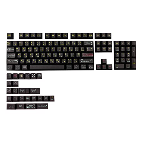 128/71-Tastenkappen, OEM-Profil, PBT-Tastenkappe für MX-Switch, mechanische Tastatur, Farbstoff-Sublimation, Tastenkappen-Set, OEM-Profil, PBT-Tastenkappe, fünfseitige 128/71-Tastenkappen, OEM-Profil, PBT-Tastenkappe für MX-Switch, mechanische Tastatur, Farbstoff-Sublimation, Tastenkappen-Set, OEM-Profil, PBT-Tastenkappe, fünfseitige von LARUISEE