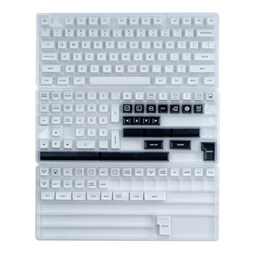 160 Tasten WOB-Tastenkappen, PBT-Doppelschusseinspritzungen, Tastenabdeckung für mechanische Tastaturen, SAProfile-Tastenkappe von LARUISEE