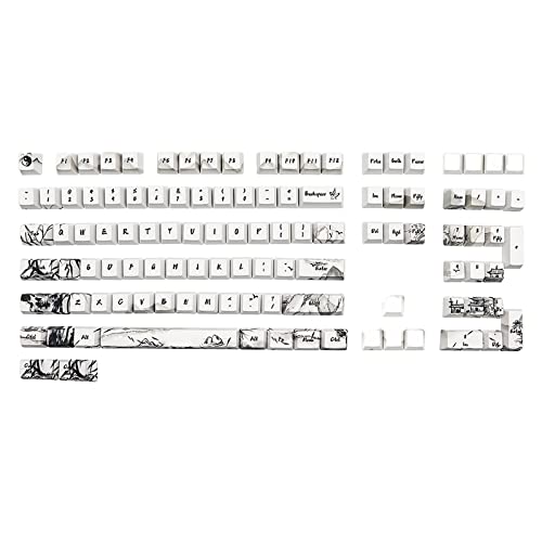 Kungfu Panda Keycap PBT Standard Dye Sublimation Process Keycap 68/71/110 Keys OEM Profile For Mechanical Keyboard Dye Subbed Keycaps von LARUISEE