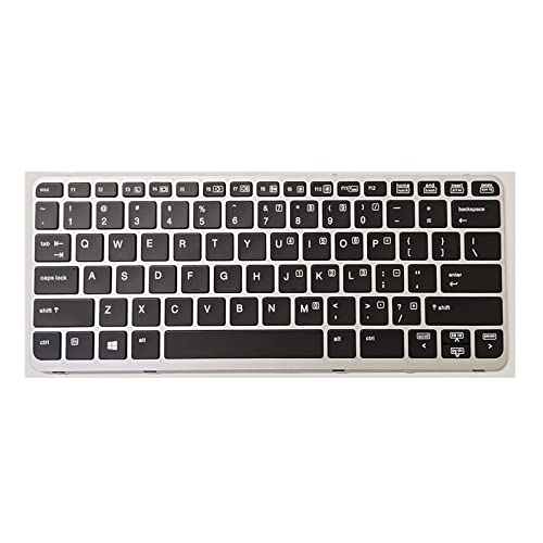 LARUISEE 820G1 Englische Tastatur mit Hintergrundbeleuchtung, nicht zeigendem silberfarbenem Rahmen für EliteBook G1 G2 720 G1 720 G2, Ersatz-Laptop-Tastatur mit Hintergrundbeleuchtung für EliteBook LARUISEE 820G1 Englische Tastatur mit Hintergrundbeleuchtung, nicht zeigendem silberfarbenem Rahmen für EliteBook G1 G2 720 G1 720 G2, Ersatz-Laptop-Tastatur mit Hintergrundbeleuchtung für EliteBook von LARUISEE