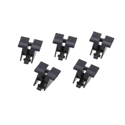 LARUISEE PCIE 16X Steckplatz für Desktop-Computer-Mainboard mit Fischschwanz-Befestigungsclip, PCIE X16-Sockel, PCIE 16X Grafikkartensteckplatz, Befestigungsclip, 5 Stück von LARUISEE