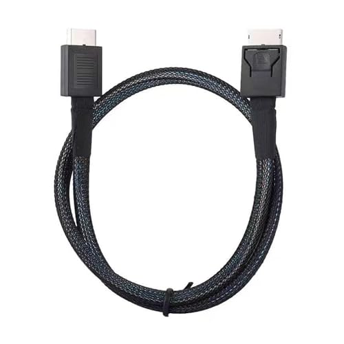 LARUISEE Professionelles SFF 8611 PCIe 50 cm Länge OCuLink SFF-8611-Stecker Auf SFF-8611-Stecker von LARUISEE