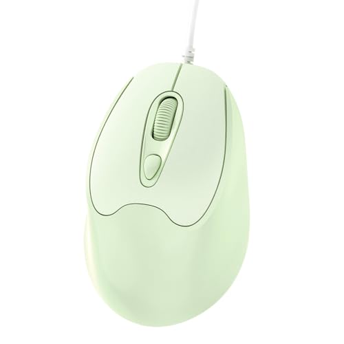 LARUISEE USB-C-Maus mit Kabel, leicht, klein, für Kinder, 800–1200–1600 dpi, optische Reisemaus, PC, Desktop, Notebook-Maus LARUISEE USB-C-Maus mit Kabel, leicht, klein, für Kinder, 800–1200–1600 dpi, optische Reisemaus, PC, Desktop, Notebook-Maus von LARUISEE