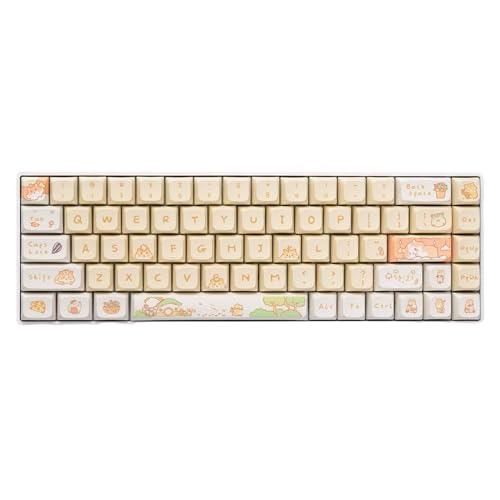 Niedliche Maus-Tastenkappe, Farbstoffsublimation, PBT-Material XDA-Tastenkappen, 131 Tasten, ForMX-Schalter, mechanische Tastaturen, weiß, PBT-Tastenkappen, Weiß Niedliche Maus-Tastenkappe, Farbstoffsublimation, PBT-Material XDA-Tastenkappen, 131 Tasten, ForMX-Schalter, mechanische Tastaturen, weiß, PBT-Tastenkappen, Weiß von LARUISEE