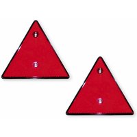 Dreieck-Reflektor-Set, rot, 2 Stück - LAS von LAS