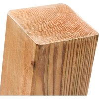 Lasa - Quadratpol für autoklarierte imprägnierte Kiefernholzzäune - 9x9xH135 cm. von LASA