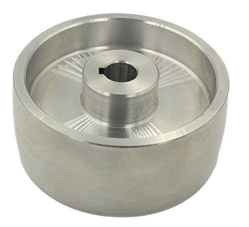 (Drive 130-19) Riemenschleifer-Antriebsrad CNC-bearbeitetes Riemenschleifer-Antriebsrad für Messerschleifer 130 mm Durchmesser - 55 mm breit mit 19 mm Bohrung von LASANA SMART MACHINES
