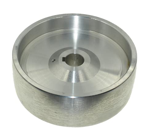 (Drive 158-24) Riemenschleifer-Antriebsrad CNC-bearbeitetes Riemenschleifer-Antriebsrad für Messerschleifer 158 mm Durchmesser - 55 mm breit mit 24 mm Bohrung von LASANA SMART MACHINES