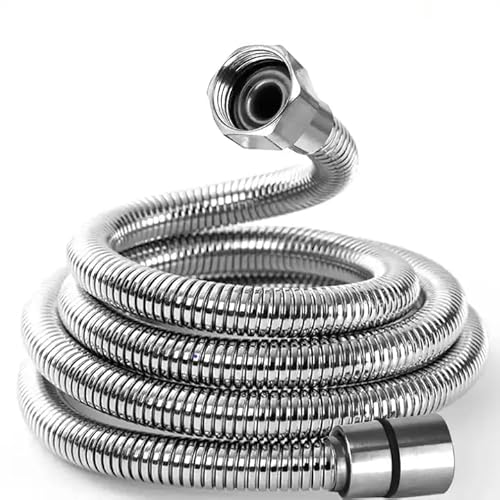 LASC Duschschlauch, 1,8 m, Universalkabel mit Gummischlauch, verstärkt mit Netz, Duschschlauch aus Edelstahl LASC Duschschlauch, 1,8 m, Universalkabel mit Gummischlauch, verstärkt mit Netz, Duschschlauch aus Edelstahl von LASC