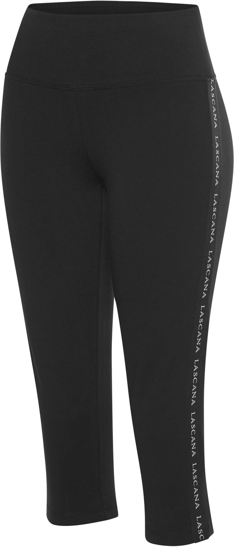 Caprileggings in schwarz von LASCANA ACTIVE von LASCANA ACTIVE