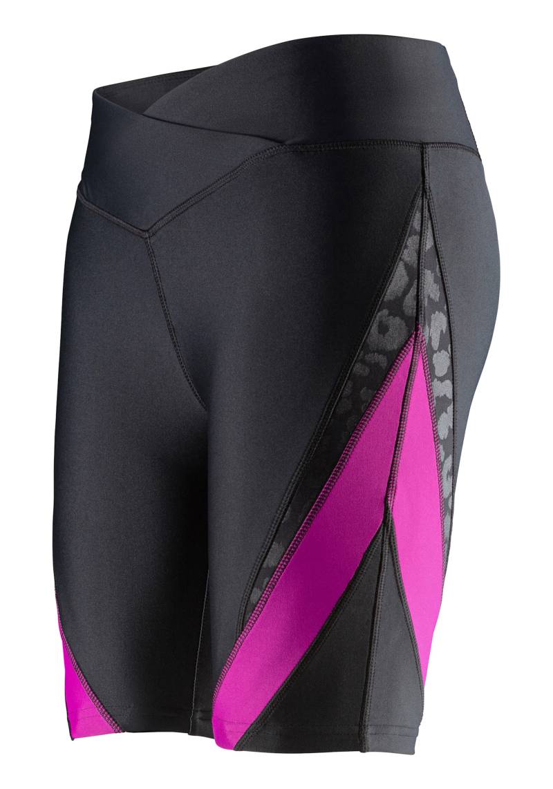 Funktionsshorts in schwarz-lila von LASCANA ACTIVE von LASCANA ACTIVE