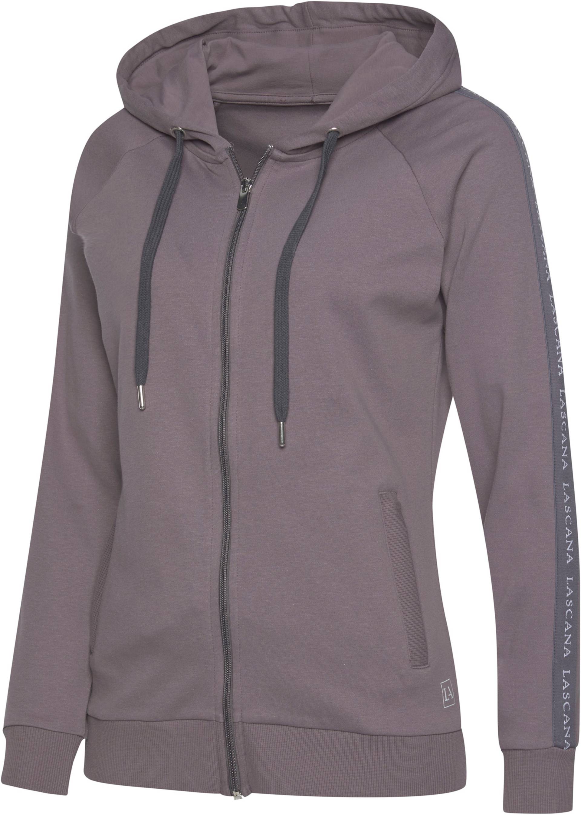 Trainingsjacke in stone von LASCANA ACTIVE von LASCANA ACTIVE