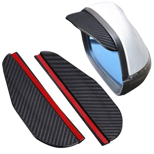 LASEFD Auto Rückspiegel Regenschutz Für Dodge Magnum Neon SRT-4 Charger Challenger Durango, 2 Stück Seitenspiegel Regenschutz, Sonnenblende mit Klebestreifen LASEFD Auto Rückspiegel Regenschutz Für Dodge Magnum Neon SRT-4 Charger Challenger Durango, 2 Stück Seitenspiegel Regenschutz, Sonnenblende mit Klebestreifen von LASEFD