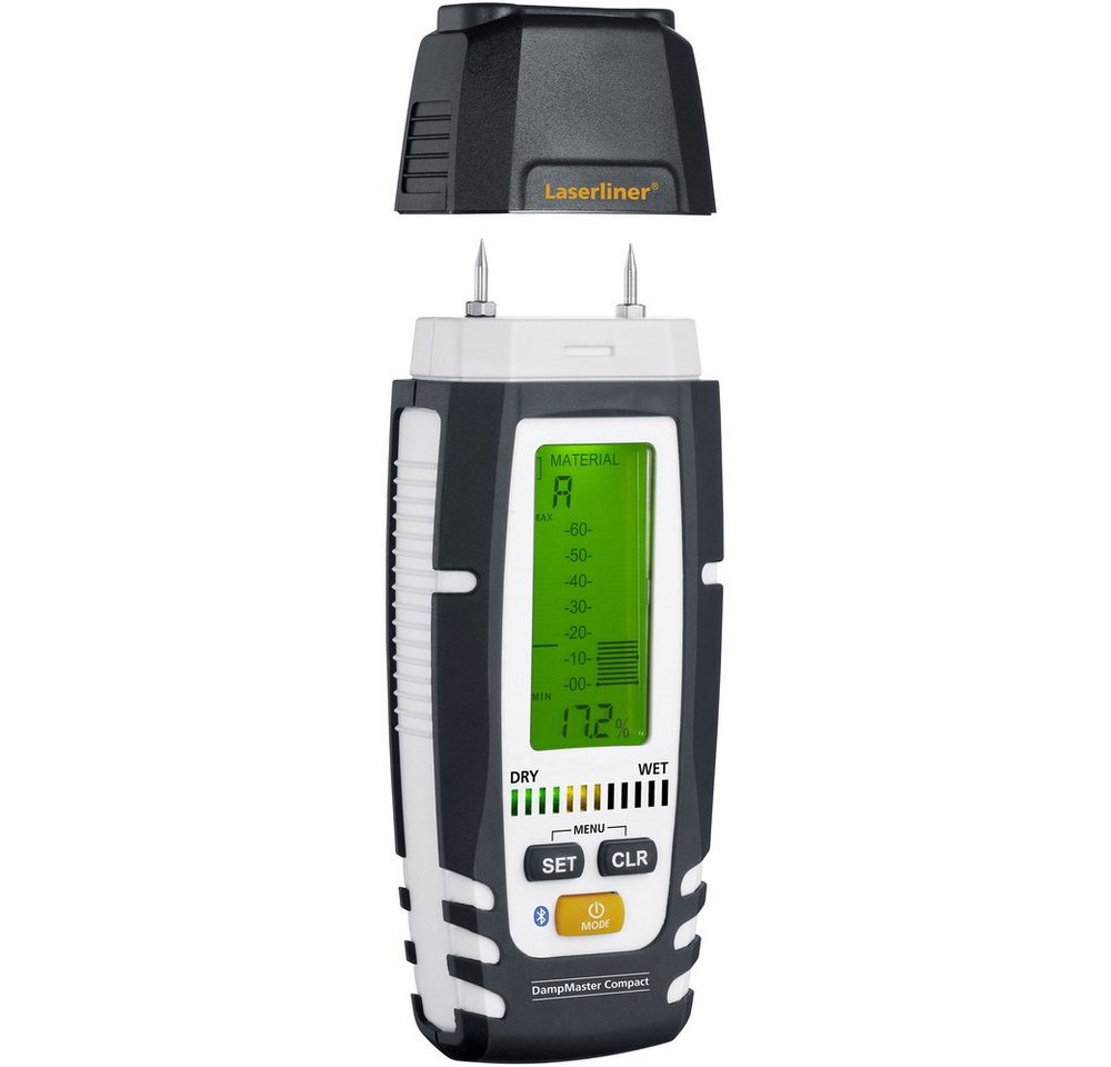 LASERLINER Feuchtigkeitsmesser Laserliner DampMaster Compact Pro Materialfeuchtemessgerät von LASERLINER