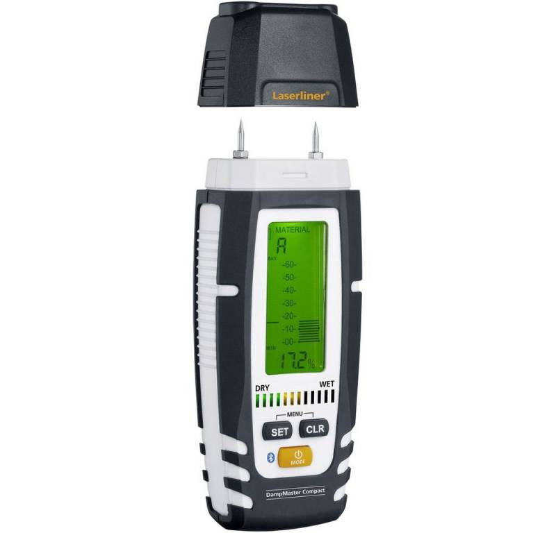 LASERLINER Feuchtigkeitsmesser Laserliner DampMaster Compact Pro Materialfeuchtemessgerät von LASERLINER