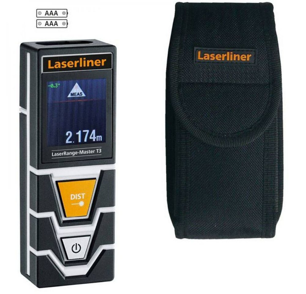 LASERLINER Laserwasserwaage Laserliner Laser-Entfernungsmesser LaserRange-Master T3 von LASERLINER