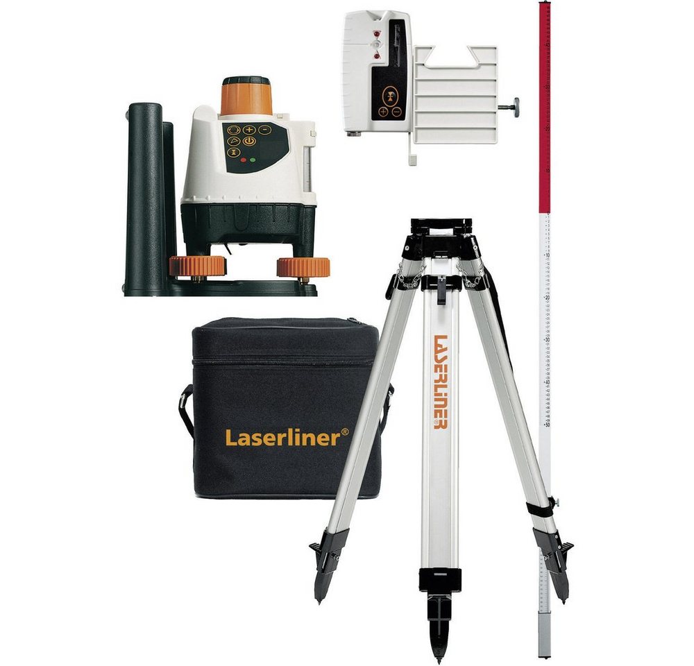 LASERLINER Nivelliergerät Laserliner BeamControl-Master 120 Rotationslaser inkl. Stativ Reichwe, (BeamControl-Master 120) von LASERLINER