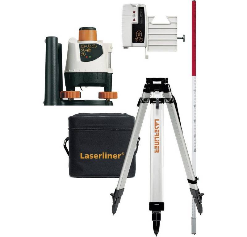 LASERLINER Nivelliergerät Laserliner BeamControl-Master 120 Rotationslaser inkl. Stativ Reichwe, (BeamControl-Master 120) von LASERLINER
