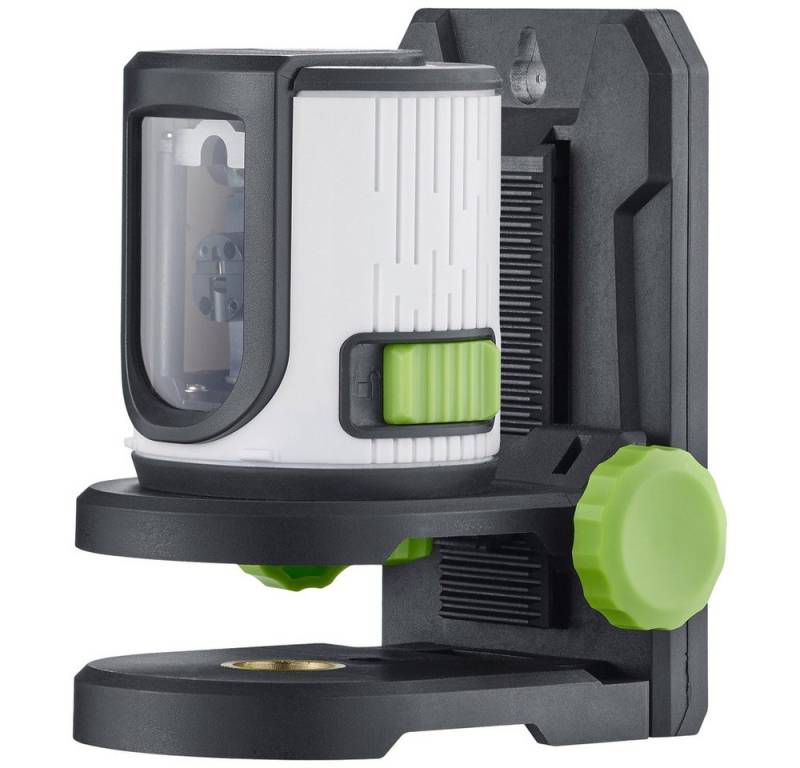 LASERLINER Nivelliergerät Laserliner EasyCross-Laser Green Set Kreuzlinienlaser selbstnivellier, (EasyCross-Laser Green Set) von LASERLINER
