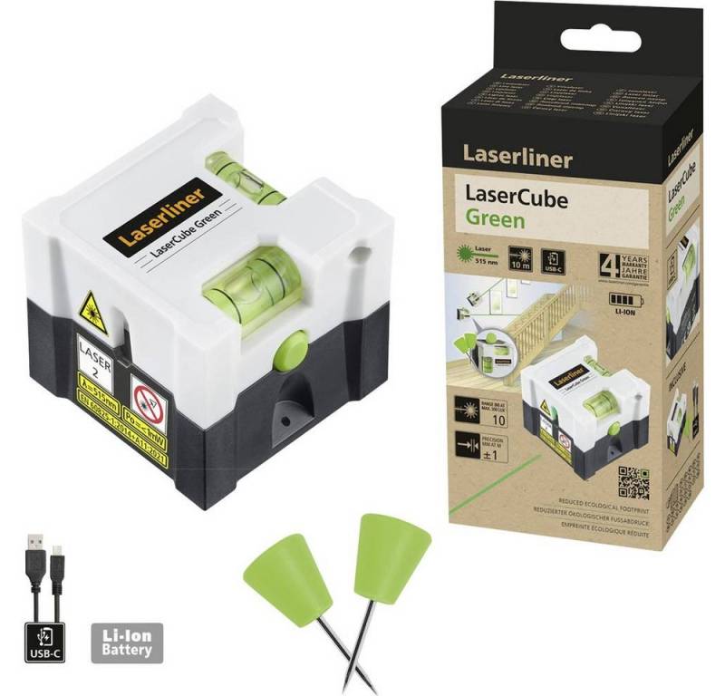 LASERLINER Nivellierkeil Extrem handlicher, Linienlaser für schnelle von LASERLINER