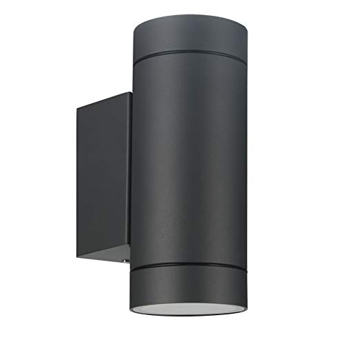 LASIDE Aussenleuchte Aussenlampe Wand, GU10 Anthrazit Aluminium Up and Down Außenlampe Außenleuchte, IP44 Spritzwassergeschützt Wandlampe Wandleuchte Lampe Aussen Außen Leuchte für Garten Terrasse LASIDE Aussenleuchte Aussenlampe Wand, GU10 Anthrazit Aluminium Up and Down Außenlampe Außenleuchte, IP44 Spritzwassergeschützt Wandlampe Wandleuchte Lampe Aussen Außen Leuchte für Garten Terrasse von LASIDE
