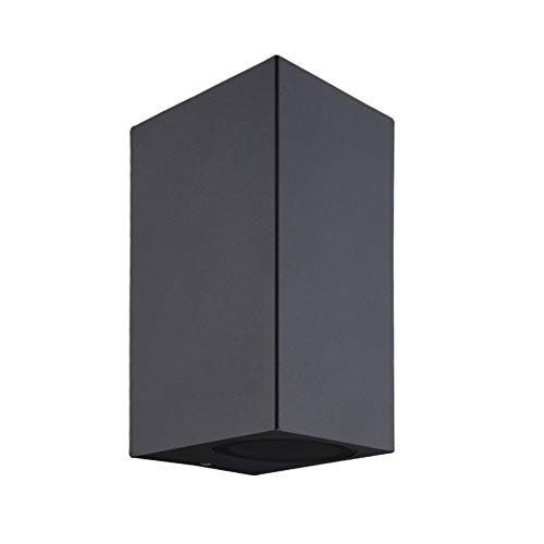 LASIDE Aussenleuchte Aussenlampe Wand Eckig, GU10 Anthrazit Aluminium Up Down Außenlampe Außenleuchte, IP44 Spritzwassergeschützt Wandlampe Wandleuchte Lampe Aussen Außen Leuchte für Garten Terrasse LASIDE Aussenleuchte Aussenlampe Wand Eckig, GU10 Anthrazit Aluminium Up Down Außenlampe Außenleuchte, IP44 Spritzwassergeschützt Wandlampe Wandleuchte Lampe Aussen Außen Leuchte für Garten Terrasse von LASIDE
