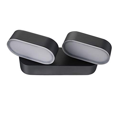 LASIDE LED Aussenleuchte Aussenlampe Wand, 2x Spot Verstellbar Anthrazit 960LM Aluminium Außenlampe Außenleuchte, IP54 Spritzwassergeschützt Wandlampe Wandleuchte Lampe Aussen Außen Leuchte für Balkon LASIDE LED Aussenleuchte Aussenlampe Wand, 2x Spot Verstellbar Anthrazit 960LM Aluminium Außenlampe Außenleuchte, IP54 Spritzwassergeschützt Wandlampe Wandleuchte Lampe Aussen Außen Leuchte für Balkon von LASIDE